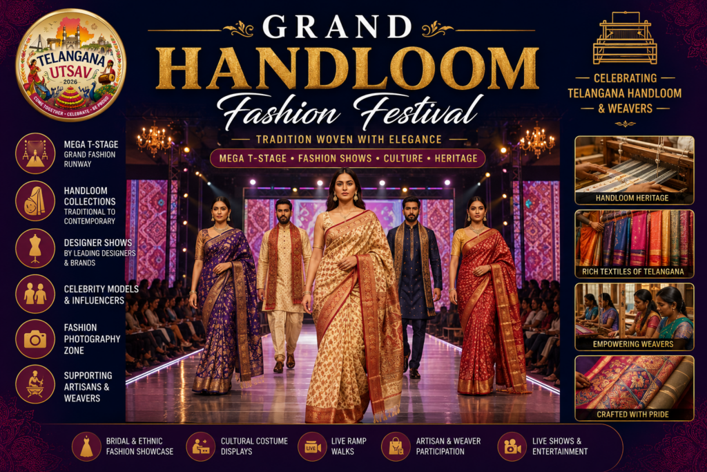 Grand handloom fashion festival showcase