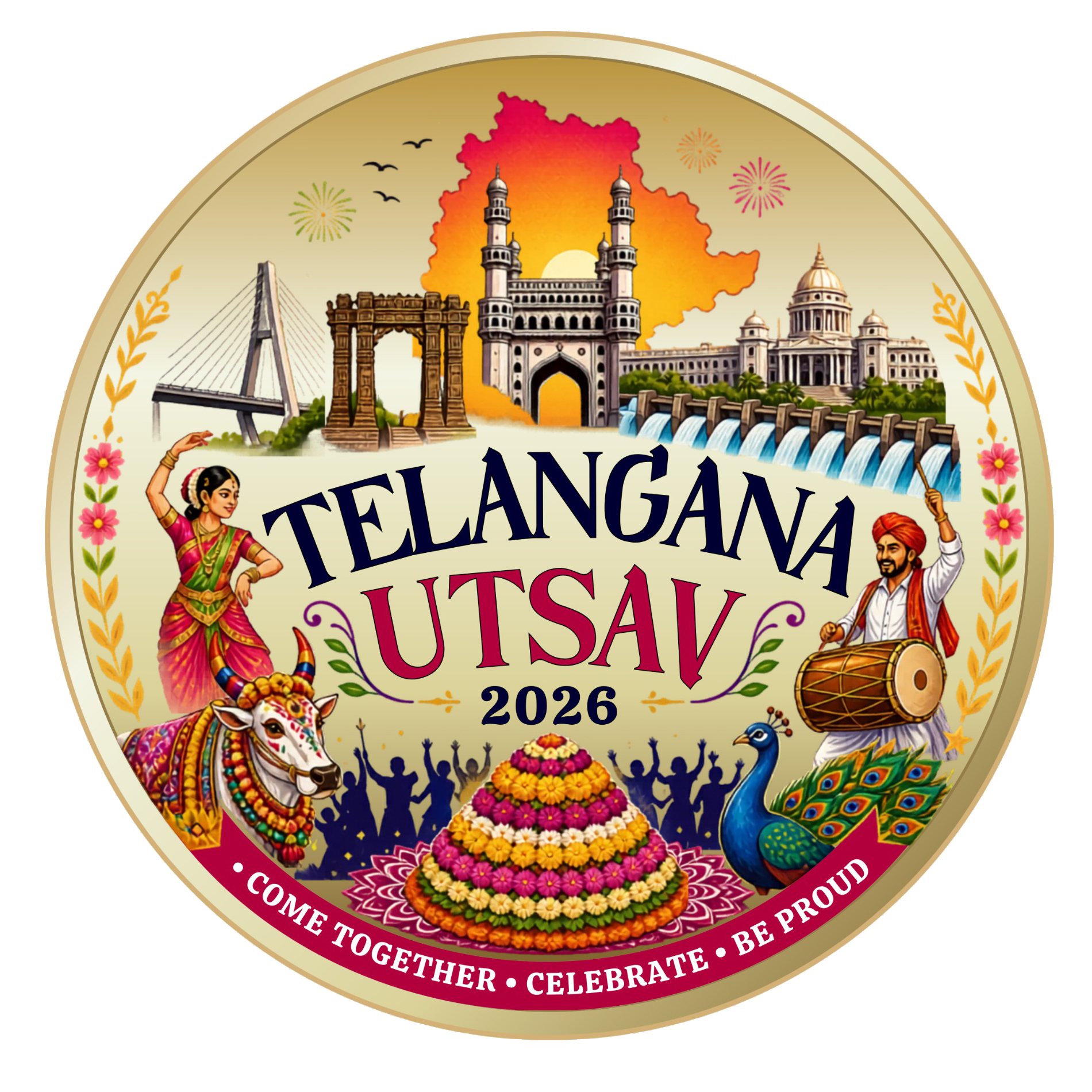 Telangana Utsav logo