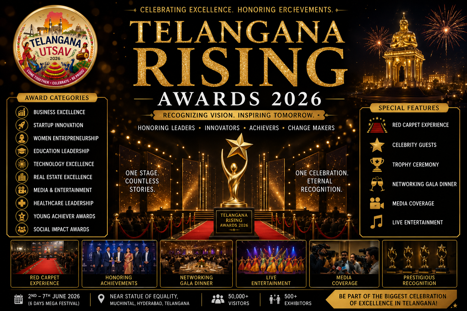 Telangana Rising Awards ceremony